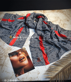 شال توییل نخ S2848
