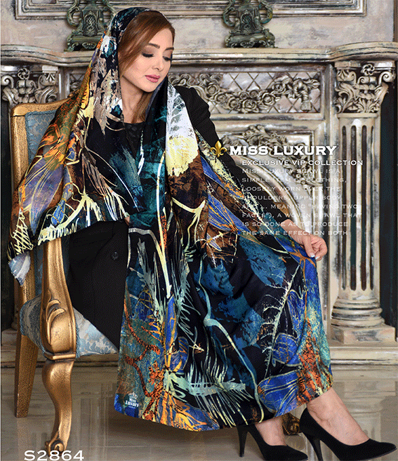 شال توییل نخ S2864 میس لاکچری