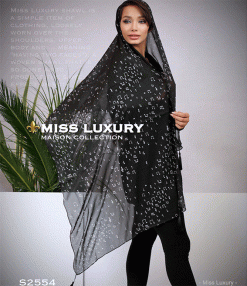 شال حریر کریشه S2554 میس لاکچری