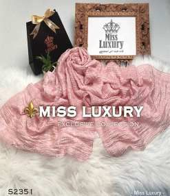 شال نخ ویسکوز S2351 میس لاکچری