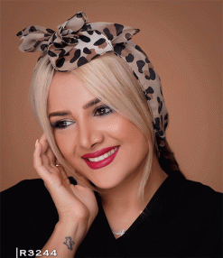 روسری کرپ نخ R3244