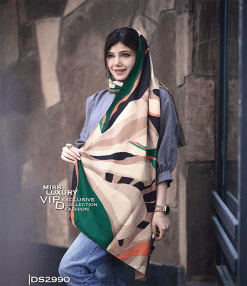 شال توییل نخ DS2990 میس لاکچری