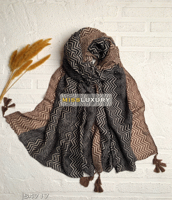شال نخ پنبه S4717 میس لاکچری