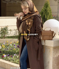 روسری توییل نخ R3348