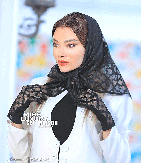 ست روسری دستکش R3674 میس لاکچری