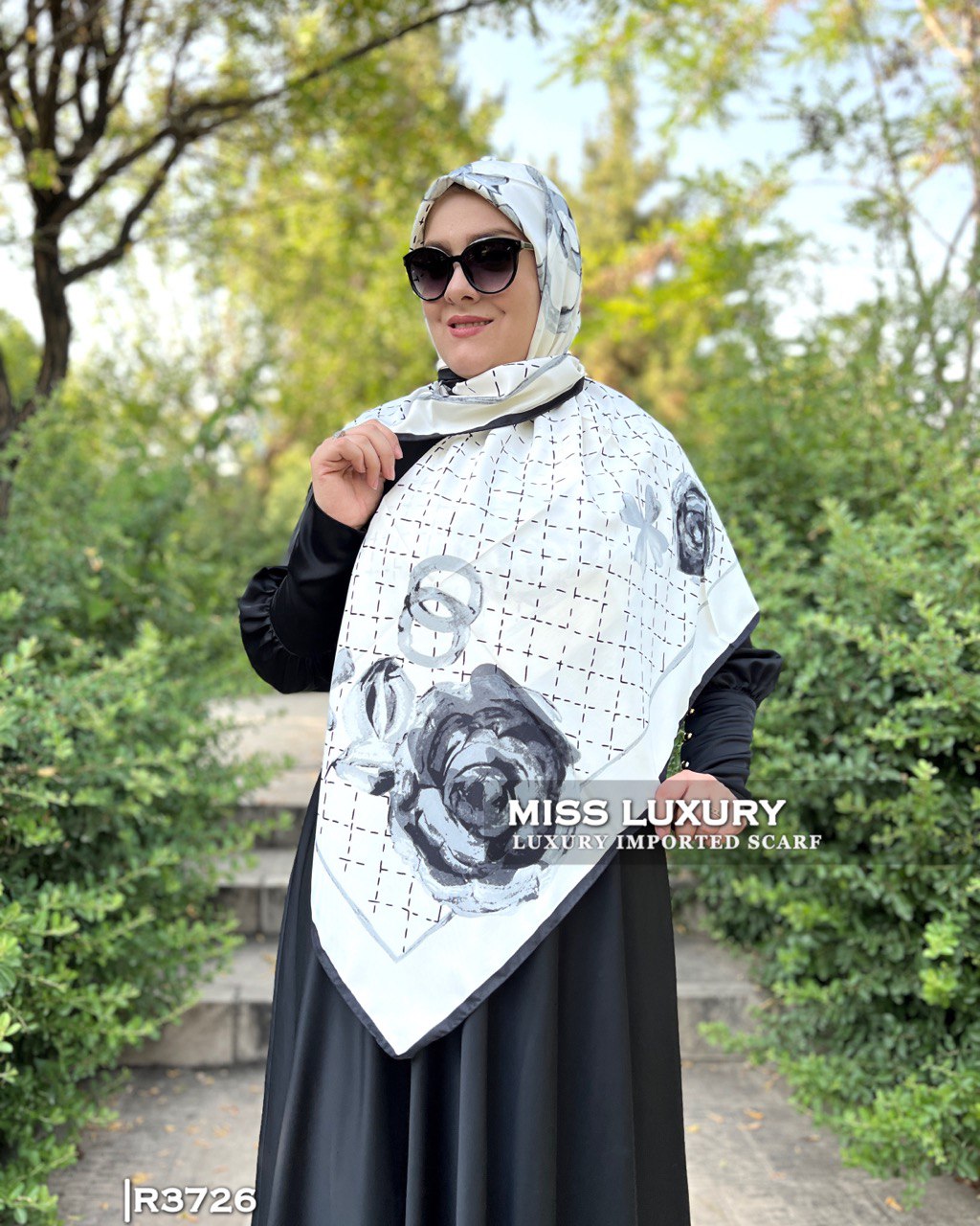 روسری توییل وارداتی R3726 - Image 3