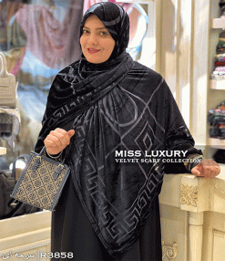 روسری مخمل وارداتی R3858