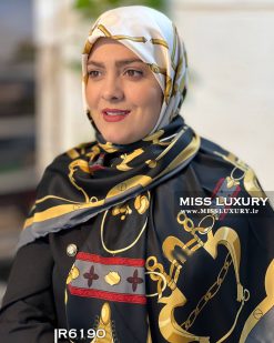 روسری توییل ابریشم هرمس میس لاکچری
