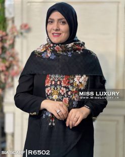 روسری سیا اسکارف گوچی مشکی میس لاکچری