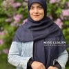 روسری نخی وال کولدار سرمه ای میس لاکچری