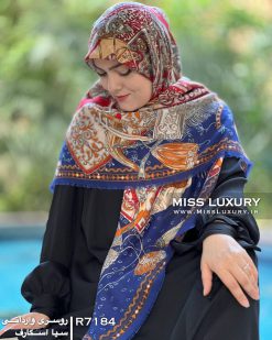 روسری سیا اسکارف وارداتی هرمس میس لاکچری