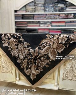 روسری سیااسکارف وارداتی نسکافه ای میس لاکچری