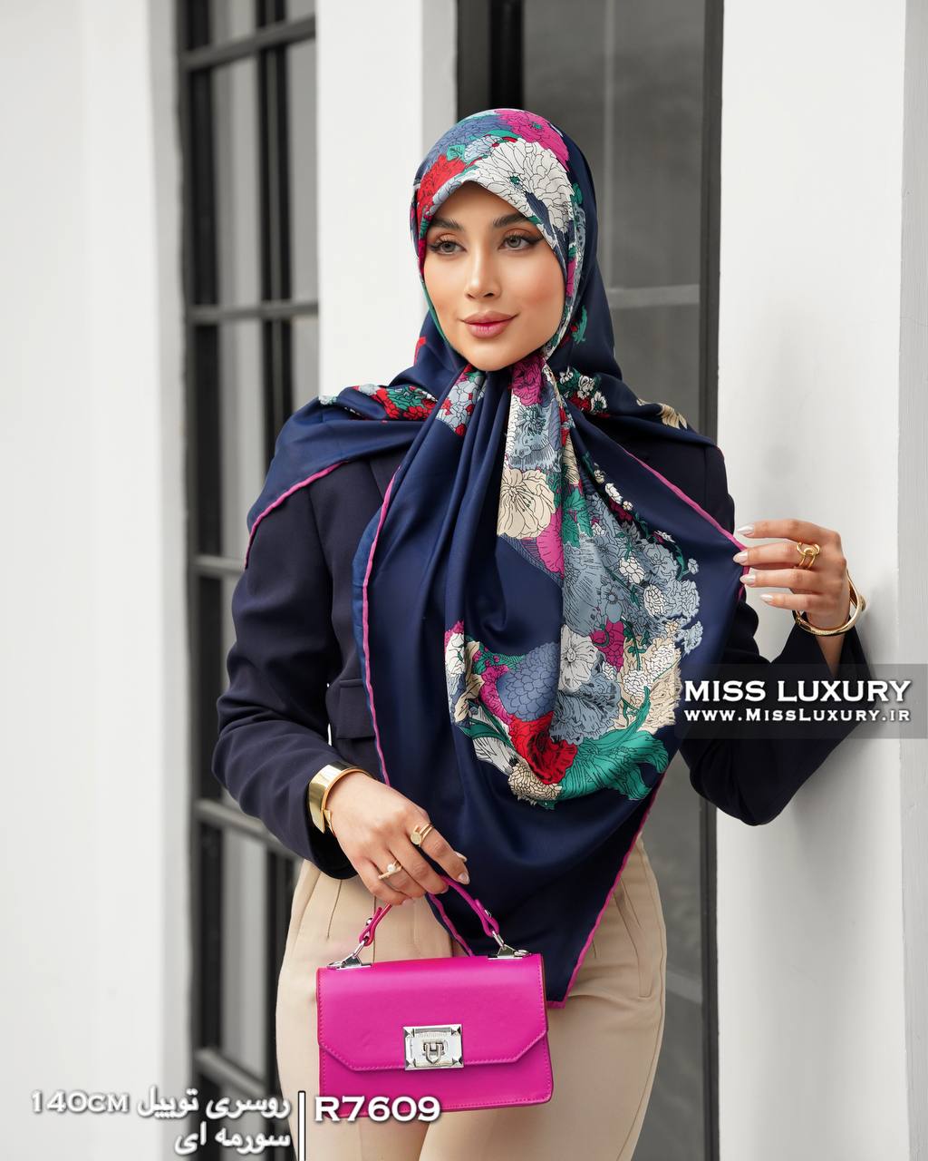 روسری مجلسی توییل میس لاکچری