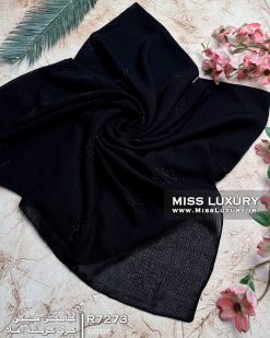 روسری کرپ کریشه کره ای میس لاکچری