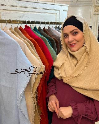 شال چهار طرف ریش وارداتی میس لاکچری