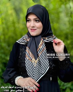 روسری ابریشم توییل میس لاکچری