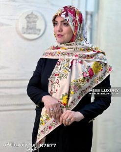 روسری مجلسی توییل وارداتی میس لاکچری