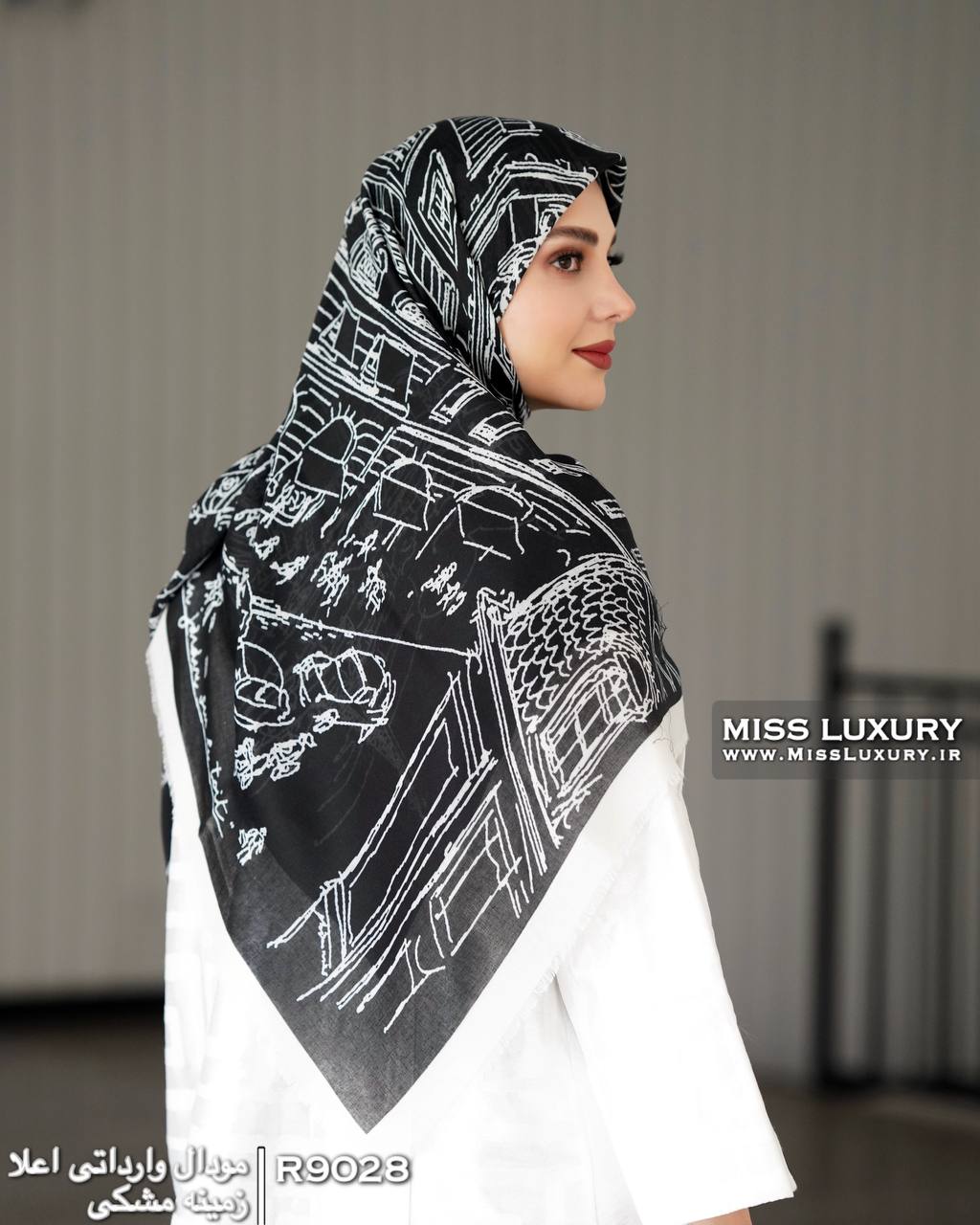روسری نخ مودال وارداتی میس لاکچری