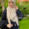 روسری اکلیلی کرم میس لاکچری