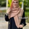 روسری کرم نارنجی میس لاکچری