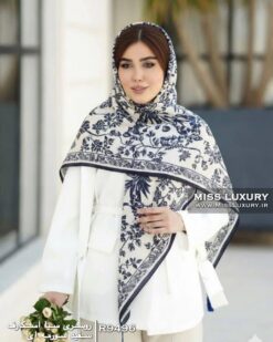 روسری سیا اسکارف سفید سورمه ای میس لاکچری