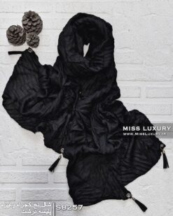 شال نخ کجراه پاییزه پلیسه درشت میس لاکچری