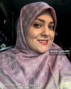 روسری کشمیر دور لمه وارداتی پوست پیازی میس لاکچری