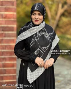 روسری ابریشم توییل گوچی میس لاکچری