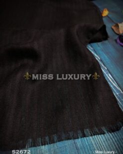 شال نخی مشکی میس لاکچری