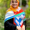روسری توییل ابریشم سفید وارداتی میس لاکچری