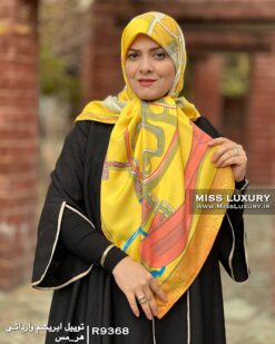 روسری توییل ابریشم وارداتی هر-مس میس لاکچری