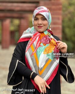 روسری توییل ابریشم وارداتی هرمس میس لاکچری