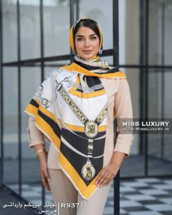 روسری توییل ابریشم وارداتی هرمس میس لاکچری