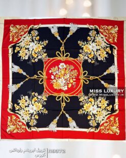 روسری توییل ابریشم وارداتی گو_چی میس لاکچری