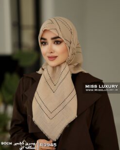 روسری کشمیر نسکافه ای میس لاکچری