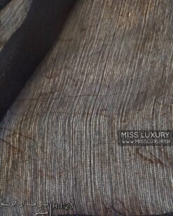 شال میله ای ابریشم مشکی میس لاکچری