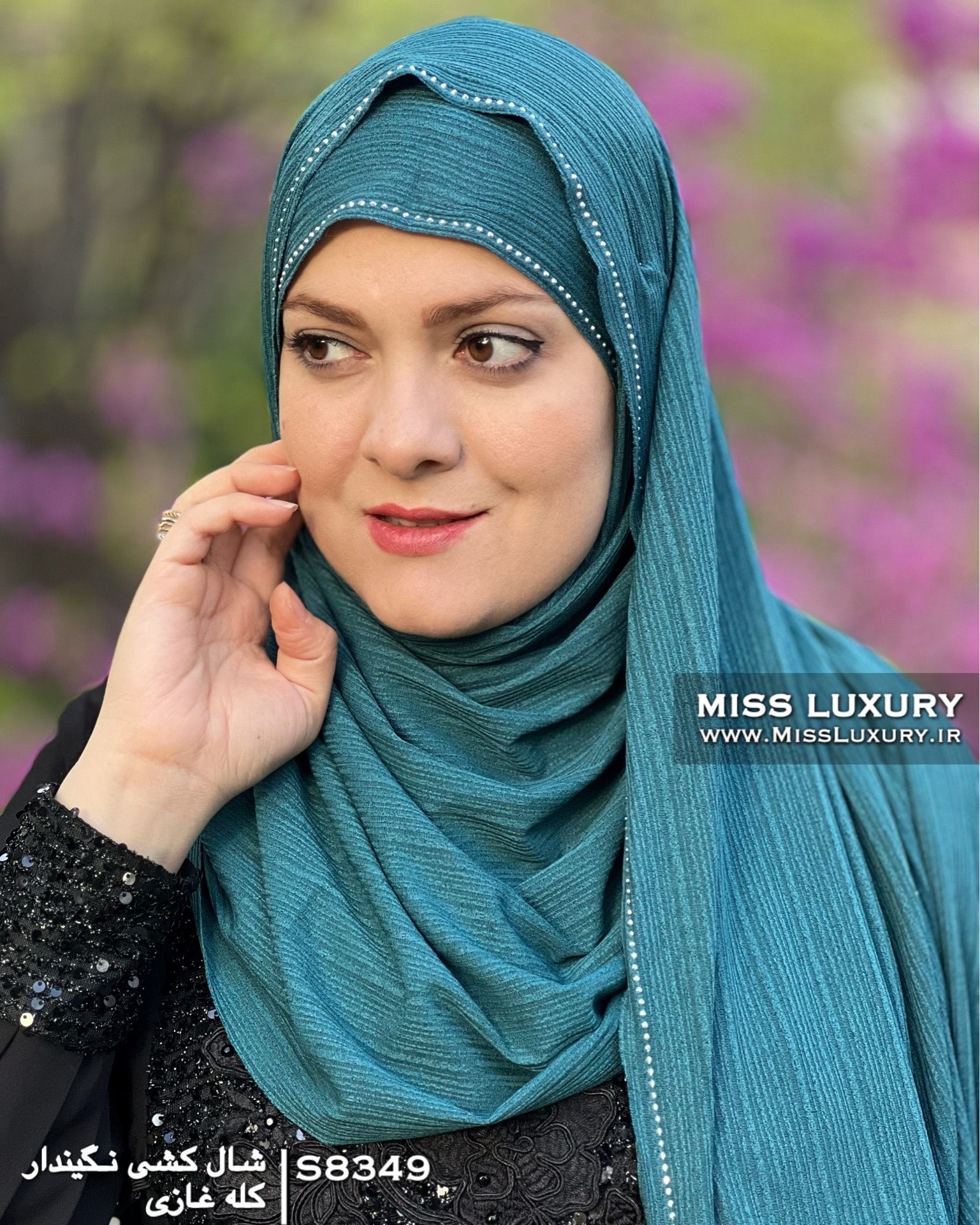 شال کشی نگیندار کله غازی S8349 - Image 2