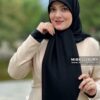 رروسری الیزه وارداتی مشکی میس لاکچری
