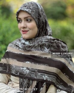 روسری نخی اعلا موکا کرم میس لاکچری