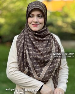 روسری نخی اعلا موکا کرم میس لاکچری