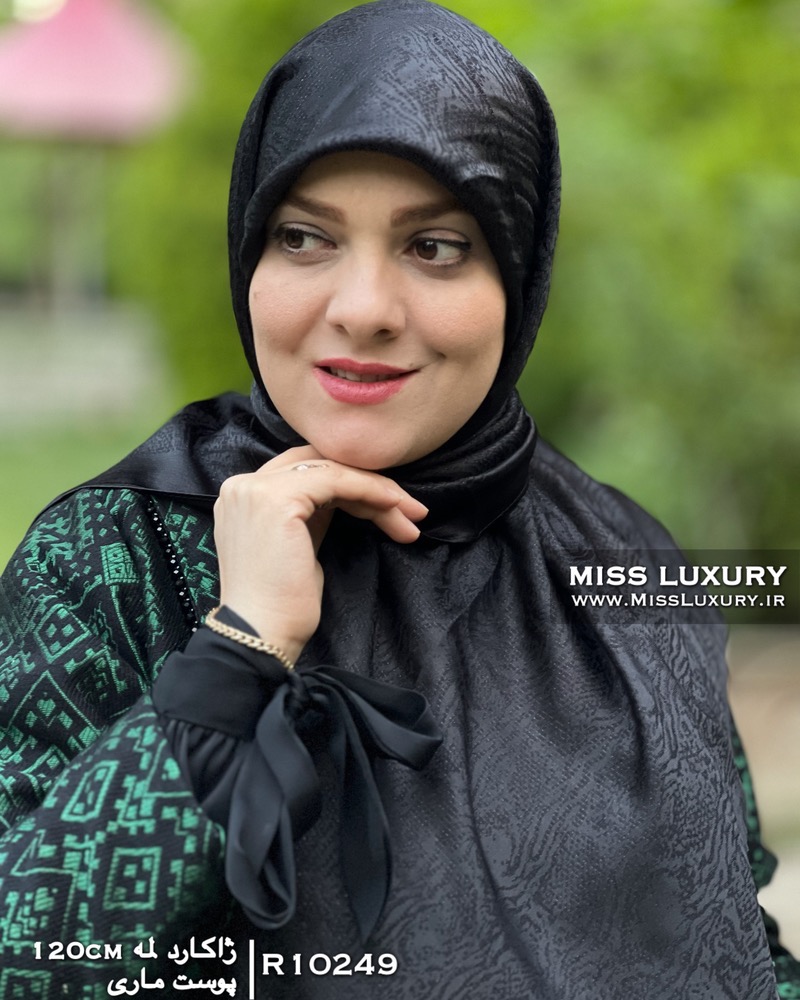 روسری ژاکارد لمه پوست ماری R10249 - Image 2