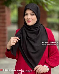 روسری حریر سوزنی ترک زبرا میس لاکچری