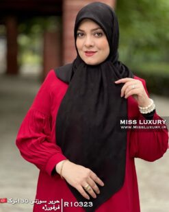 روسری حریر سوزنی ترک فرفورژه میس لاکچری