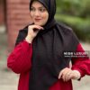 روسری حریر سوزنی ترک هندسی میس لاکچری