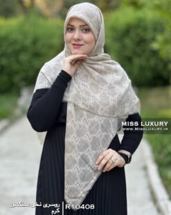 روسری نخی سنگشور کرم میس لاکچری