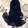 شال نخ وال سورمه ای میس لاکچری