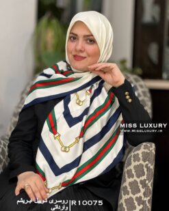روسری توییل ابریشم وارداتی میس لاکچری