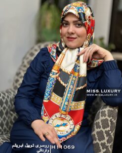 روسری توییل ابریشم وارداتی میس لاکچری