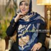 روسری توییل مجلسی سورمه ای R10480