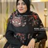 روسری سیا اسکارف اعلا مشکی میس لاکچری